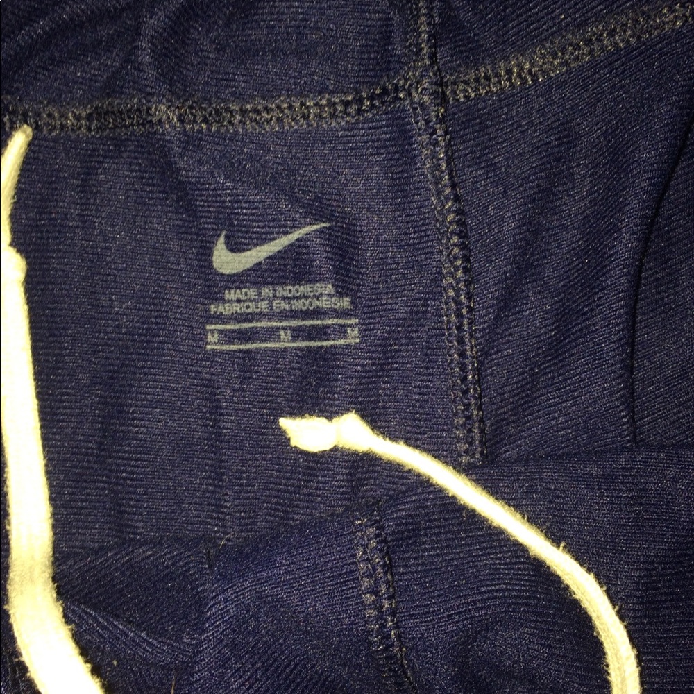 Unisex warm up navy Nike pants